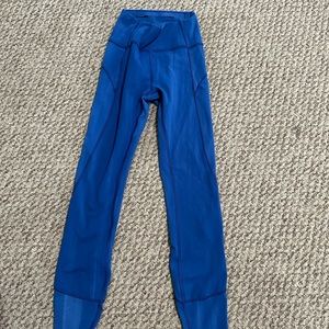 blue Lululemon leggings